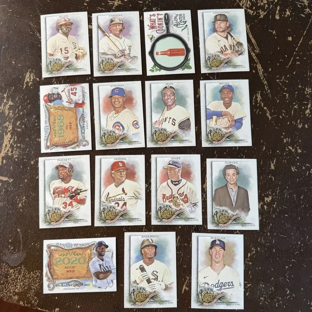 2022 Allen Ginter Baseball Cards Lot 200 + NM Witt Jr RC Ohtani Soto Acuna Jr